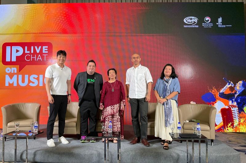 The speakers on the IP Live Chat on music set in Kuala Lumpur