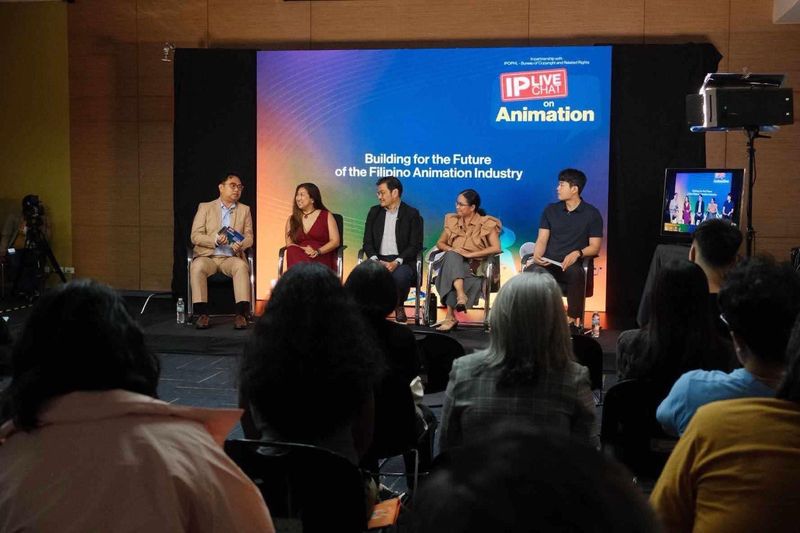 The IP Live Chat on animation in Manila, the audience in front of the stage